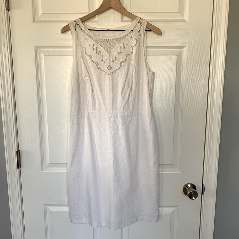 Linen/cotton dress by LOFT. New with tags.